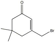 3-(bromomethyl)-5,5-dimethylcyclohex-2-en-1-one 结构式