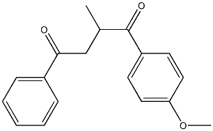 1-(4-methoxyphenyl)-2-methyl-4-phenylbutane-1,4-dione 结构式