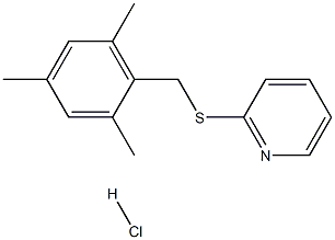 2-[(mesitylmethyl)thio]pyridine hydrochloride 结构式