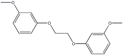 1-methoxy-3-[2-(3-methoxyphenoxy)ethoxy]benzene 结构式