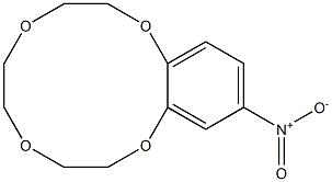 12-nitro-2,3,5,6,8,9-hexahydro-1,4,7,10-benzotetraoxacyclododecine 结构式