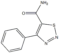 4-phenyl-1,2,3-thiadiazole-5-carboxamide 结构式