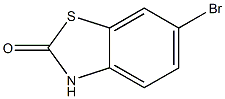 6-bromo-2,3-dihydro-1,3-benzothiazol-2-one 结构式