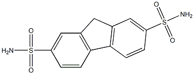 9H-fluorene-2,7-disulfonamide 结构式
