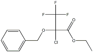 ethyl 2-(benzyloxy)-2-chloro-3,3,3-trifluoropropanoate 结构式