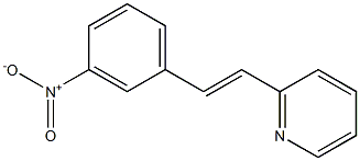 2-(3-nitrostyryl)pyridine 结构式