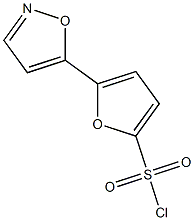 5-(5-isoxazolyl)-2-furansulfonoyl chloride 结构式