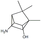 3-amino-1,7,7-trimethylbicyclo[2.2.1]heptan-2-ol 结构式