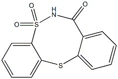 6,7-dihydro-5H-5lambda~6~-dibenzo[d,g][1,6,2]dithiazocine-5,5,7-trione 结构式