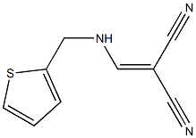 2-{[(2-thienylmethyl)amino]methylidene}malononitrile 结构式
