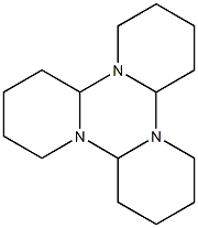 perhydrotripyrido[1,2-a:1,2-c:1,2-e][1,3,5]triazine 结构式