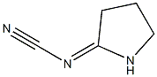 N-(2-pyrrolidinylidene)cyanamide 结构式