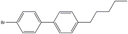 4-bromo-4'-pentyl-1,1'-biphenyl 结构式