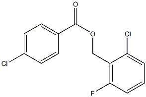 2-chloro-6-fluorobenzyl 4-chlorobenzoate 结构式