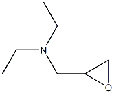 N,N-diethyl-N-(oxiran-2-ylmethyl)amine 结构式