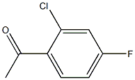 1-(2-chloro-4-fluorophenyl)ethanone 结构式