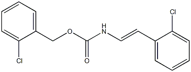 2-chlorobenzyl N-[(E)-2-(2-chlorophenyl)ethenyl]carbamate 结构式