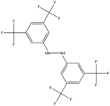 1,2-di[3,5-di(trifluoromethyl)phenyl]hydrazine 结构式