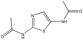 N-[2-(acetylamino)-1,3-thiazol-5-yl]acetamide 结构式