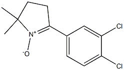 5-(3,4-dichlorophenyl)-2,2-dimethyl-3,4-dihydro-2H-pyrrolium-1-olate 结构式