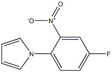 1-(4-fluoro-2-nitrophenyl)-1H-pyrrole 结构式