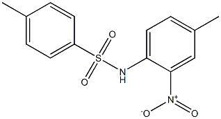 N1-(4-methyl-2-nitrophenyl)-4-methylbenzene-1-sulfonamide 结构式