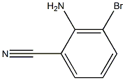 2-amino-3-bromobenzenecarbonitrile 结构式