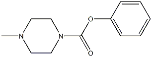 phenyl 4-methylpiperazine-1-carboxylate 结构式