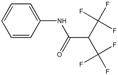 N1-phenyl-3,3,3-trifluoro-2-(trifluoromethyl)propanamide 结构式