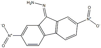 2,7-dinitro-9H-fluoren-9-one hydrazone 结构式