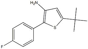 5-(tert-butyl)-2-(4-fluorophenyl)thiophen-3-amine 结构式