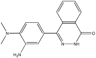 4-[3-amino-4-(dimethylamino)phenyl]-1,2-dihydrophthalazin-1-one 结构式