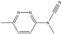 [methyl(6-methylpyridazin-3-yl)amino]methanenitrile 结构式