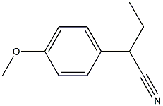 2-(4-methoxyphenyl)butanenitrile 结构式