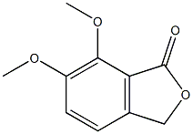 6,7-dimethoxy-1,3-dihydroisobenzofuran-1-one 结构式