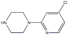 1-(4-CHLORO-2-PYRIDINYL)PIPERAZINE 结构式