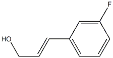 (E)-3-(3-fluorophenyl)prop-2-en-1-ol 结构式