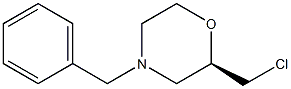 (R)-4-benzyl-2-(chloromethyl)morpholine 结构式