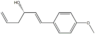 (S,E)-1-(4-methoxyphenyl)hexa-1,5-dien-3-ol 结构式