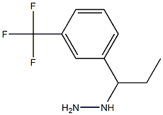 1-(1-(3-(trifluoromethyl)phenyl)propyl)hydrazine 结构式