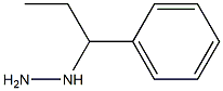 1-(1-phenylpropyl)hydrazine 结构式