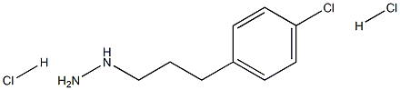 1-(3-(4-chlorophenyl)propyl)hydrazine dihydrochloride 结构式