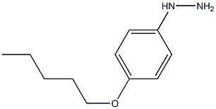 1-(4-(pentyloxy)phenyl)hydrazine 结构式