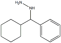 1-(cyclohexyl(phenyl)methyl)hydrazine 结构式
