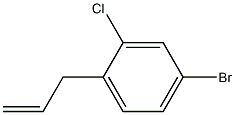 1-allyl-4-bromo-2-chlorobenzene 结构式