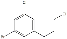 1-bromo-3-chloro-5-(3-chloropropyl)benzene 结构式