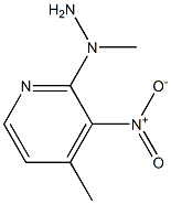 1-methyl-1-(4-methyl-3-nitropyridin-2-yl)hydrazine 结构式