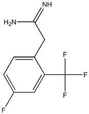 2-(4-fluoro-2-(trifluoromethyl)phenyl)acetamidine 结构式