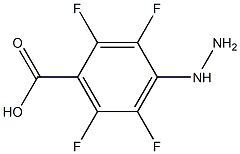 2,3,5,6-tetrafluoro-4-hydrazinylbenzoic acid 结构式