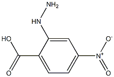 2-hydrazinyl-4-nitrobenzoic acid 结构式